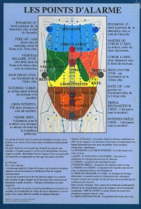 Planche plastifiée Points de secours et d'alarme (B5)