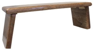 Shoggi ou Banc de Méditation en bois de manguier avec pieds rabattables
