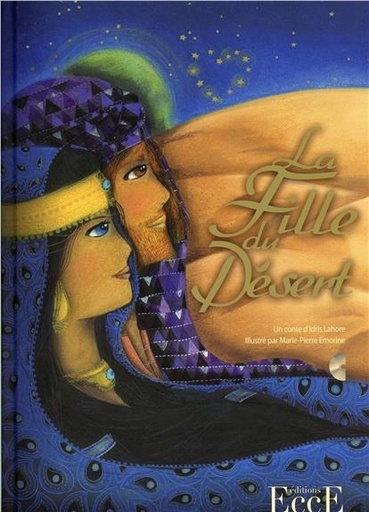 Couverture de La Fille du Désert - Livre + CD, Idris Lahore